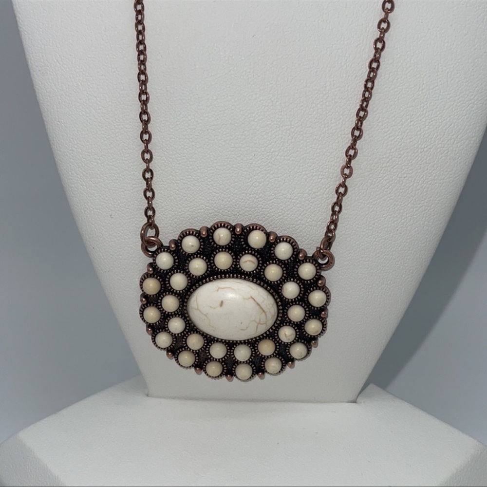 White Beaded Set - Picture 3 of 3